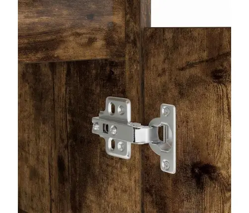 Stalas Dūminio Ąžuolo 140 X 49 X 76 Cm Apdirbta Mediena