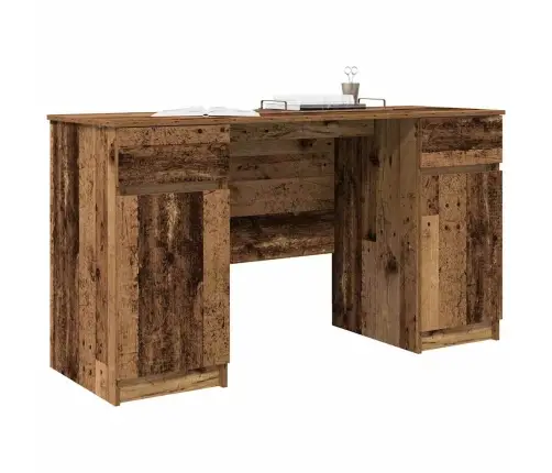 Galda Vecs Koks 140X49X76 Cm Inženierijas Koks Vidaxl