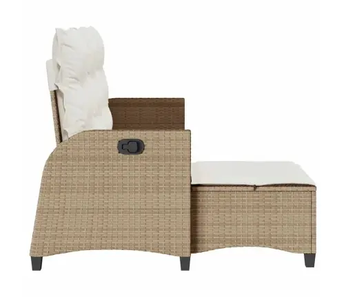 Atlošiama Sodo Sofa Su Pagalvėlėmis L Formos Smėlio Spalvos