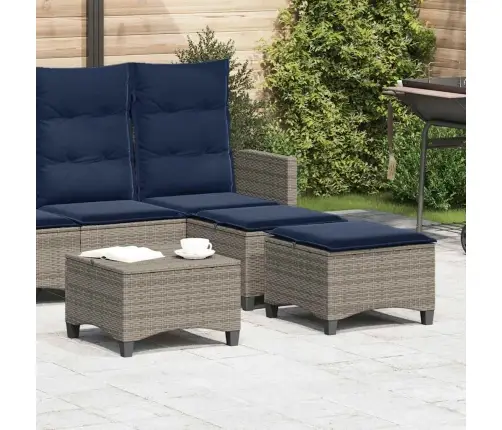 Dārza Krēsli Ar Spilveniem 2 Gab Pelēks 55X55X36 Cm Vidaxl