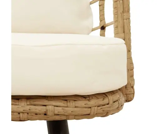 Sodo Kėdė Su Pagalvėlėmis Natūralaus Poliruoto Rotango