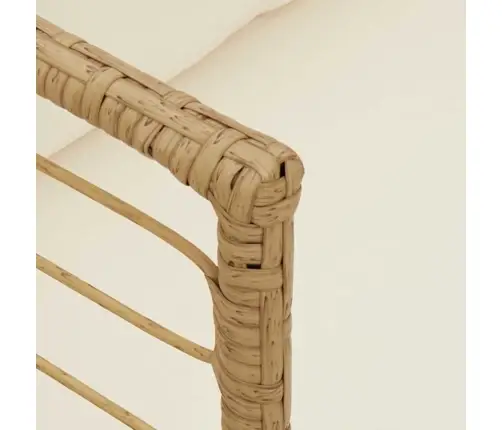 Sodo Kėdė Su Pagalvėlėmis Natūralaus Poliruoto Rotango