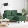 2-Vietīgs Dīvāns Ar Kušeti L-Veida Tumši Zaļa 125 Cm Veļa Vidaxl 2-Vietīgs Dīvāns Ar Kušeti L-Veida Tumši Zaļa 125 Cm Veļa Vidaxl