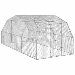 Chicken Run 2,5X6X2,25 M Cinkuotas Plienas