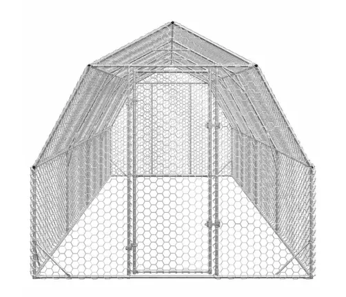 Vistas Skrējiens, 2,5X8X2,25 M, Cinkots Tērauds Vidaxl