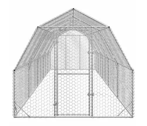 Vistas Skrējiens, 2,5X10X2,25 M, Cinkots Tērauds Vidaxl