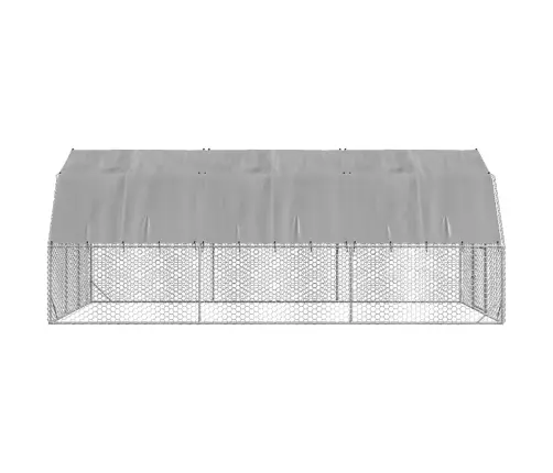 Kanajooks Katusega 2,5X6X2,25 M Tsingitud Teras