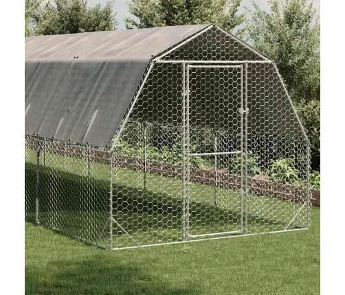 Kanajooks Katusega 2,5X8X2,25 M Tsingitud Teras