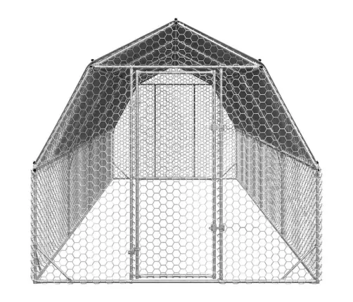 Kanajooks Katusega 2,5X8X2,25 M Tsingitud Teras