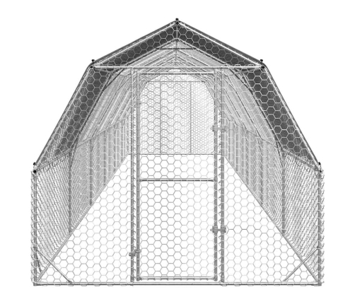 Kanajooks Katusega 2,5X12X2,25 M Tsingitud Teras