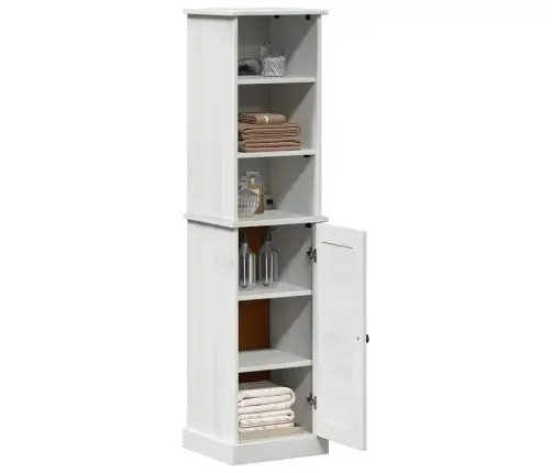 Vannas Istabas Mēbeļu Komplekts Ar Plauktu 2 Pcs Brūna Un Balta Vidaxl