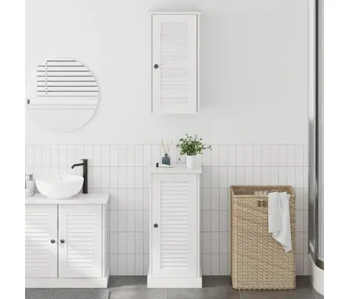 Vannitoa Mööbleset Vigo 2 Pcs Valge Ja Antiikvalge Männipuit