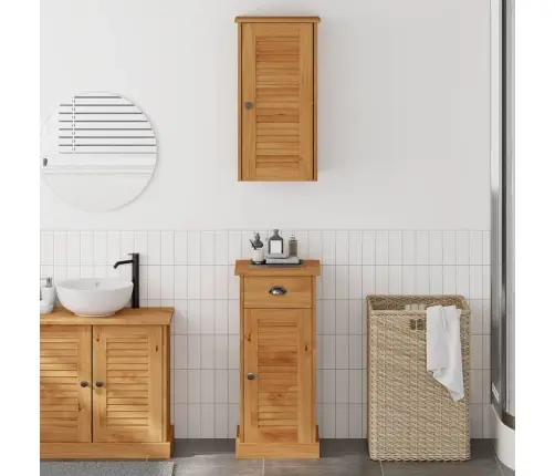 Vannas Istabas Mēbeļu Komplekts 2 Pcs Brūna Un Medus Brūna Vidaxl