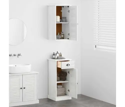 Vannitoa Mööbleset Vigo 2 Pcs Pruun Ja Valge 37 X 34 X 80 Cm