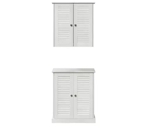 Vannas Istabas Mēbeļu Komplekts 2 Pcs Brūna 67.5 X 34 X 80 Cm Vidaxl