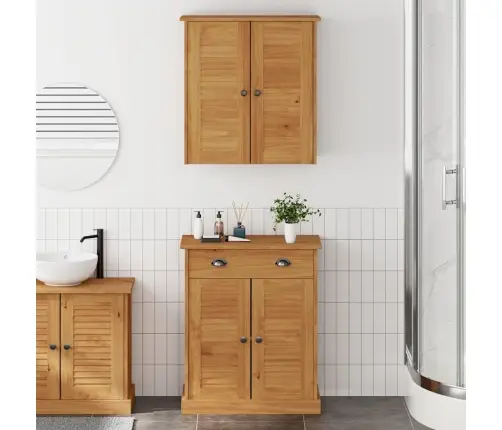 Vannas Istabas Mēbeļu Komplekts 2 Pcs Brūna 67.5 X 34 X 80 Cm Vidaxl