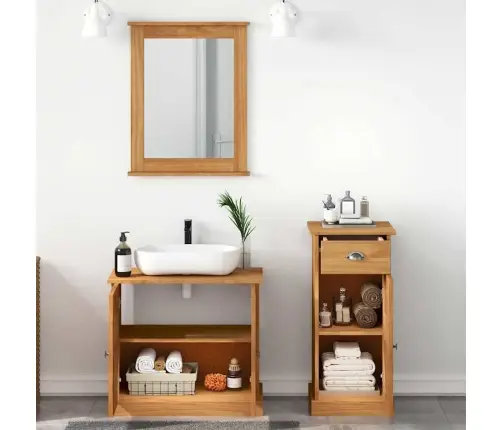 Vannitoa Mööbleset Sahtliga Vigo 3 Pcs Pruun 37 X 34 X 80 Cm Vannitoa Mööbleset Sahtliga Vigo 3 Pcs Pruun 37 X 34 X 80 Cm