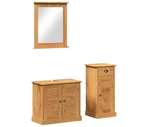 Vannitoa Mööbleset Sahtliga Vigo 3 Pcs Pruun 37 X 34 X 80 Cm Vannitoa Mööbleset Sahtliga Vigo 3 Pcs Pruun 37 X 34 X 80 Cm