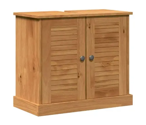 Vannas Istabas Mēbeļu Komplekts Ar Atvilktni Ar Plauktu 5 Pcs Medus Brūna Vidaxl