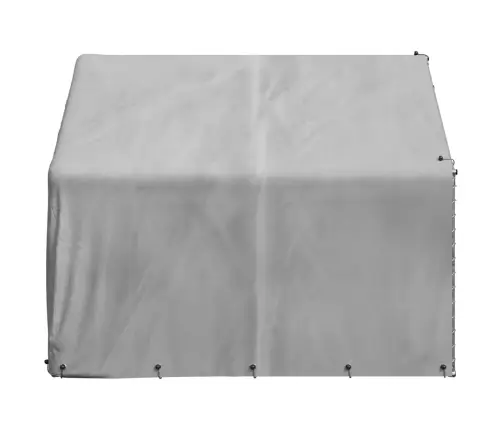 Õue Koerakuut Katusega 2 X 2 X 1,5 M, Tsingitud Terasest