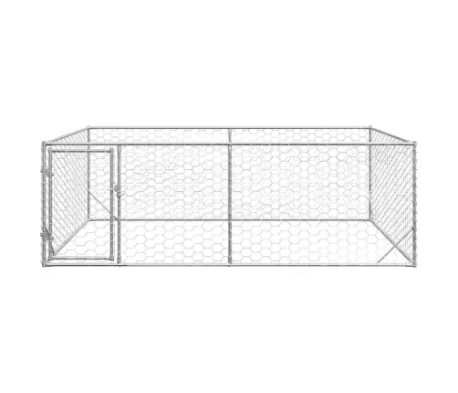 Õue Koerakuut Uksega 3 X 2 X 1 M, Tsingitud Terasest