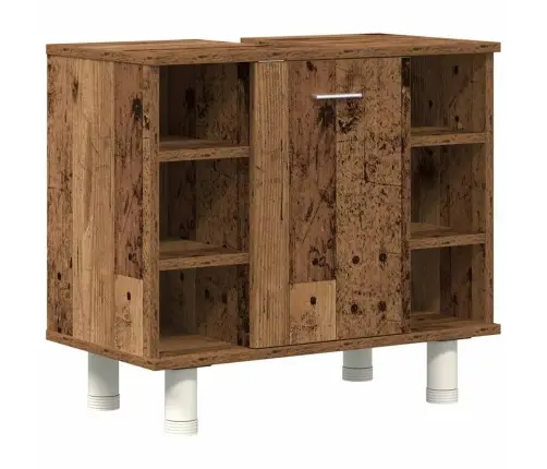 3-Daļīgs Vannasistabas Mēbeļu Komplekts, Veca Koka, Koks Vidaxl