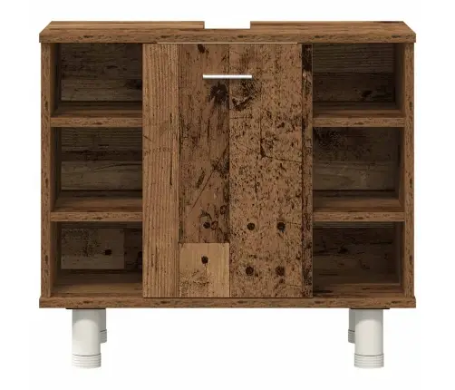 3-Daļīgs Vannasistabas Mēbeļu Komplekts, Veca Koka, Koks Vidaxl