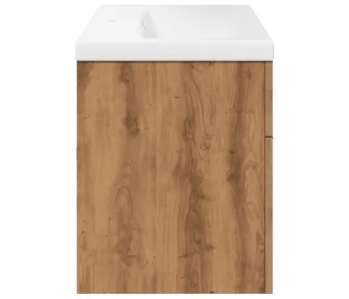 Vonios Kriauklės Spintelė Su Įmontuotu Kriaukle Artisan Ąžuolas