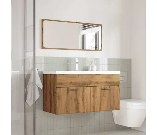 3-Daļīgs Vannasistabas Mēbeļu Komplekts, Koka Krāsa Vidaxl