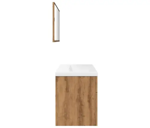 3-Daļīgs Vannasistabas Mēbeļu Komplekts, Koka Krāsa Vidaxl