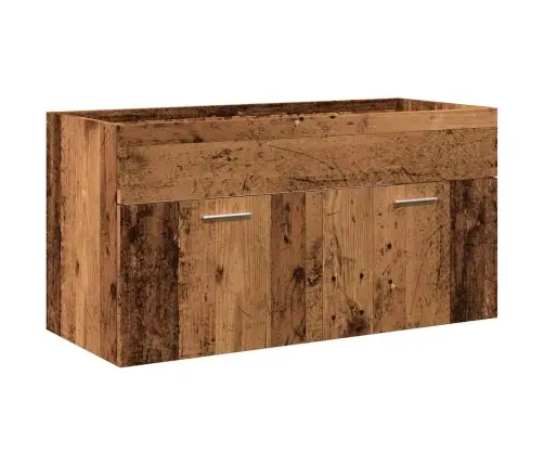 5-Daļīgs Vannasistabas Mēbeļu Komplekts, Veca Koka, Koks Vidaxl