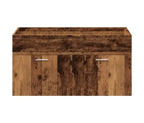 Vonios Baldų Komplektas, 4 Dalių, Medienos, Apdirbta Mediena