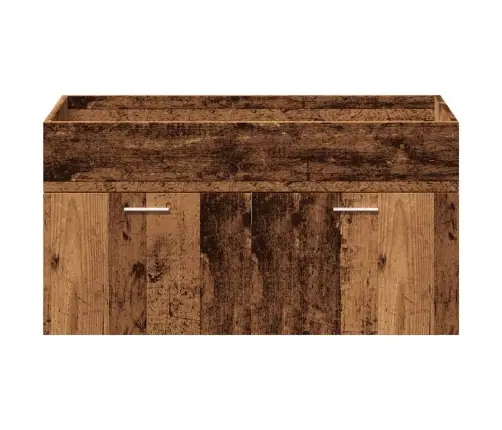 Vonios Baldų Komplektas, 4 Dalių, Medienos, Apdirbta Mediena