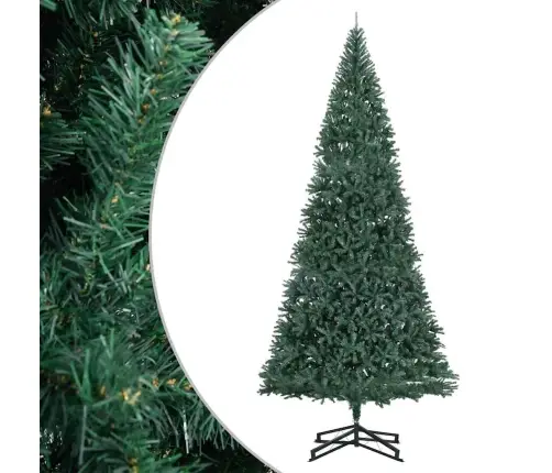 Mākslīgā Ziemassvētku Egle Ar Statīvu, Zaļa, 500 Cm, Pvc Vidaxl