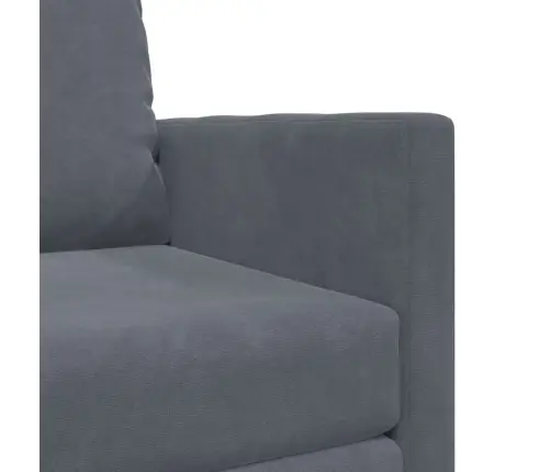 Sofa Lova Tamsiai Pilka 74 X 77 X 81 Cm Aksomas