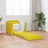 Grīdas Dīvāngulta 2-In-1 Tumši Dzeltens 74X77X81 Cm Samts Vidaxl
