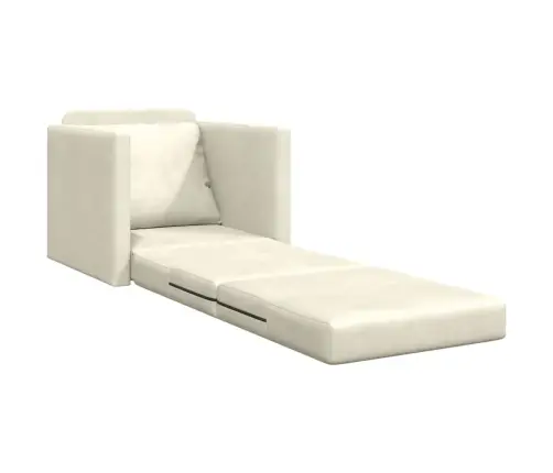 Sofa Lova 60Cm Kreminė Aksomas