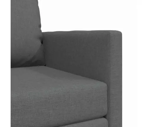 Grīdas Dīvāns Gulta 2-In-1 Tumši Pelēks 74X77X81 Cm Audums Vidaxl