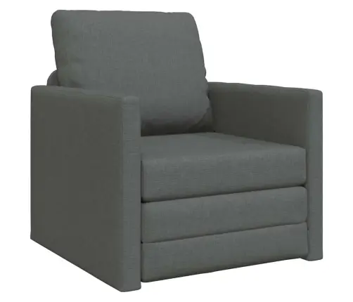 Grīdas Dīvāns Gulta 2-In-1 Tumši Pelēks 74X77X81 Cm Audums Vidaxl