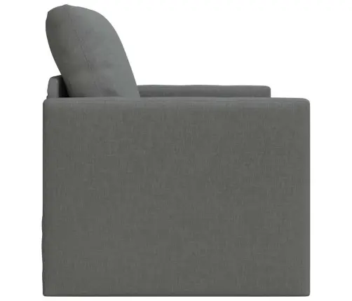 Grīdas Dīvāns Gulta 2-In-1 Tumši Pelēks 74X77X81 Cm Audums Vidaxl