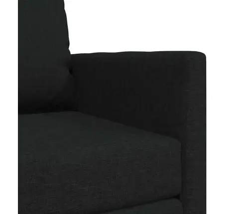Grīdas Dīvāngulta 2-In-1 Melns 74X77X81 Cm Audums Vidaxl