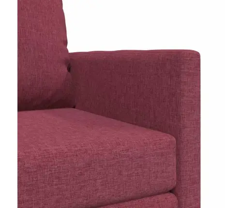 Grīdas Dīvāngulta 2-In-1 Bordo 74X77X81 Cm Audums Vidaxl