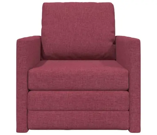 Grīdas Dīvāngulta 2-In-1 Bordo 74X77X81 Cm Audums Vidaxl