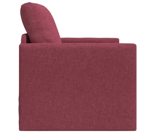 Grīdas Dīvāngulta 2-In-1 Bordo 74X77X81 Cm Audums Vidaxl