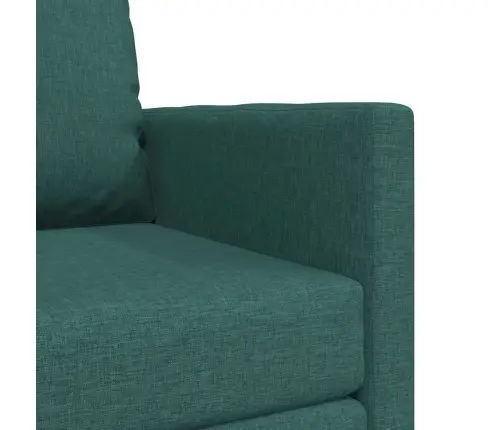 Grīdas Dīvāngulta 2-In-1 Tumši Zaļa 74X77X81 Cm Audums Vidaxl