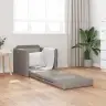 Grīdas Dīvāns Gulta 2-In-1 Taupe 74X77X81 Cm Audums Vidaxl