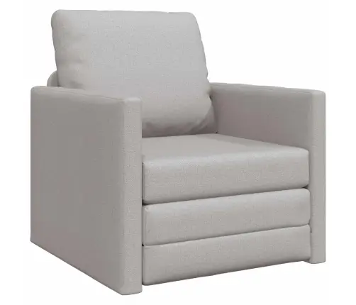 Grīdas Dīvāngulta 2-In-1 Mākonis Pelēkā 74X77X81 Cm Audums Vidaxl