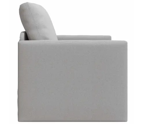 Grīdas Dīvāngulta 2-In-1 Mākonis Pelēkā 74X77X81 Cm Audums Vidaxl