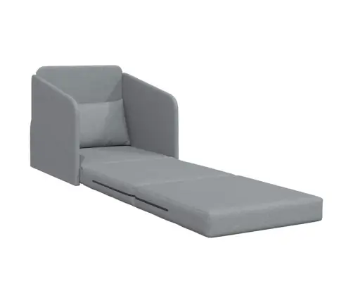 Grīdas Dīvāngulta 2-In-1 Gaiši Pelēka 65X80X83 Cm Audums Vidaxl