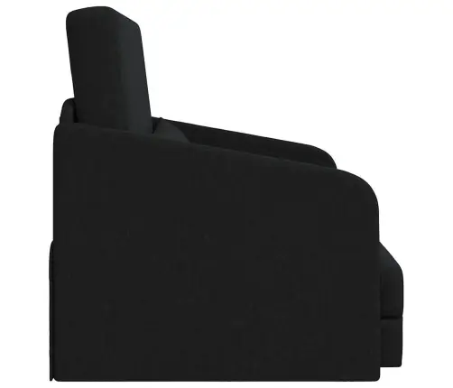 Grīdas Dīvāns-Gulta 2-In-1 Melns 65X80X83 Cm Audums Vidaxl